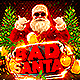 Bad Santa Christmas Party Flyer 