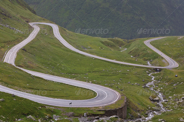 high altitude road - Stock Photo - Images