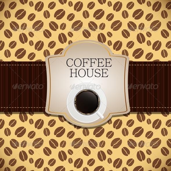 Coffee House Menu Template Vector Illustration - Miscellaneous Conceptual