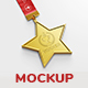 Medal Mockup Pack Various Shapes Version - 6 PSD
