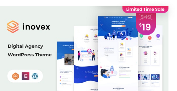 Inovex - SEO & Marketing Agency WordPress Theme + RTL