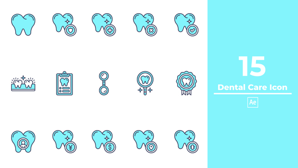 Dental Care Icon After Effects