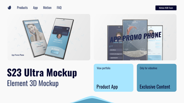 Smartphone 3D Mockup App Promo