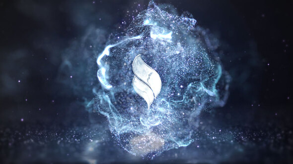 Winter Particles Logo Reveal