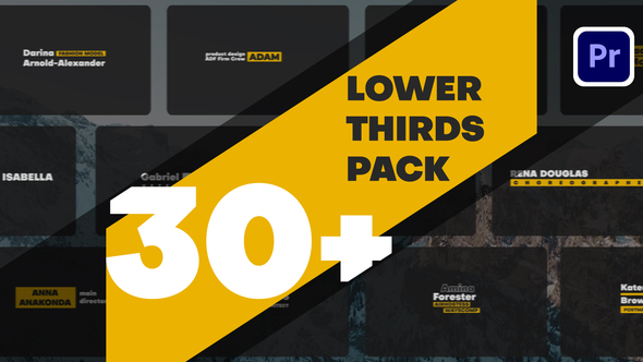 Lower Thirds Pack | Premiere Pro