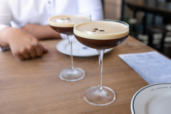 Espresso Martinis At Casual Restaurant