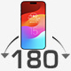 180 Responsive 3D Mockups - iPhone 15