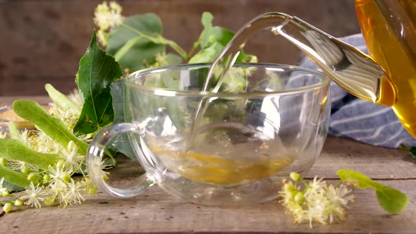 Herbal linden flower tea alt