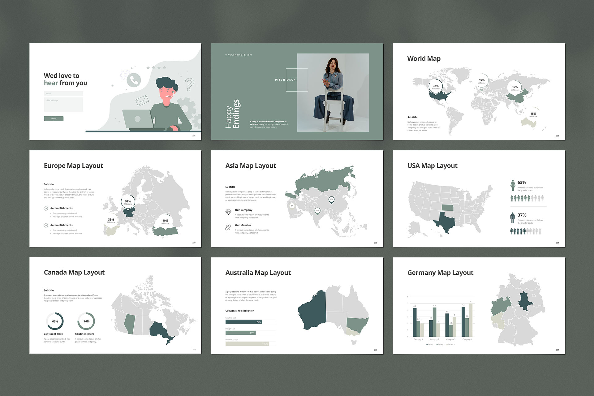Business Pitch Deck PowerPoint, Presentation Templates | GraphicRiver