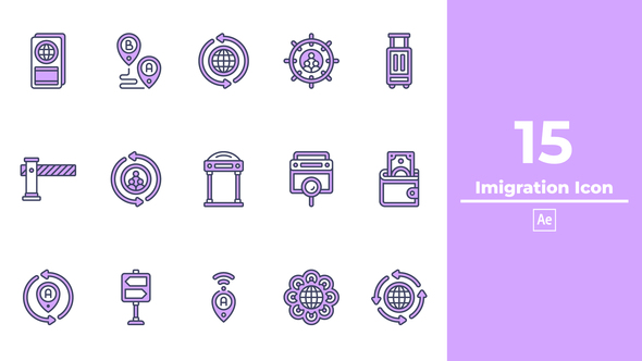 Imigration Icon After Effects