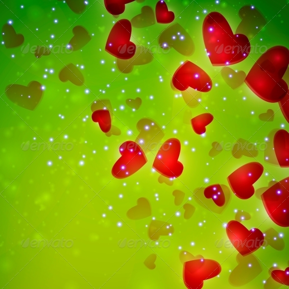 Valentines Hearts background - Valentines Seasons/Holidays