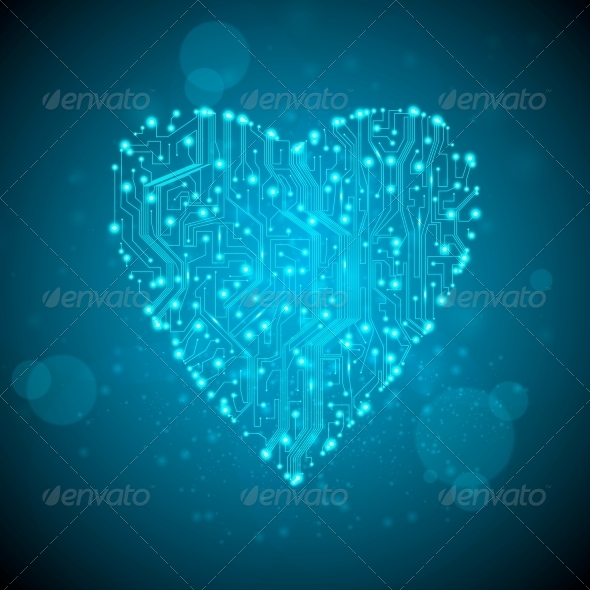 circuit board vector background - Communications Technology
