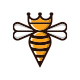 Queen Bee Logo Template