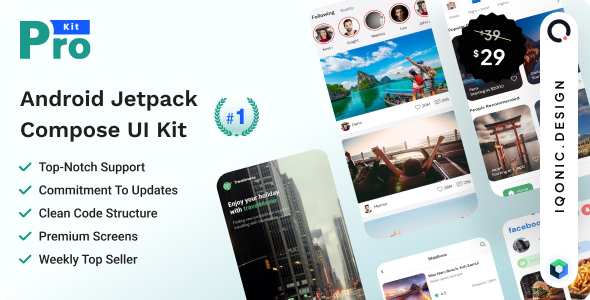ProKit - Android Jetpack Compose UI Kit
