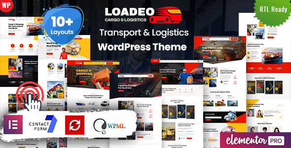 Loadeo – Transport & Logistics WordPress Theme