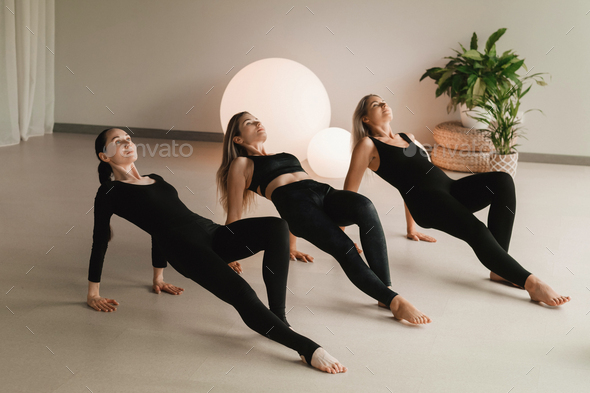 Alissayogi doing a group yoga pose | Partner yoga poses, 3 person yoga poses,  Hard yoga poses