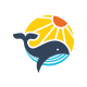 Whale Sun Logo