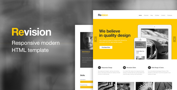 Revision - Responsive - ThemeForest 3945234