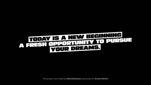 Animated Titles Titles template preview