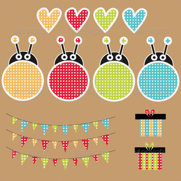 Birthday Set - Vectors