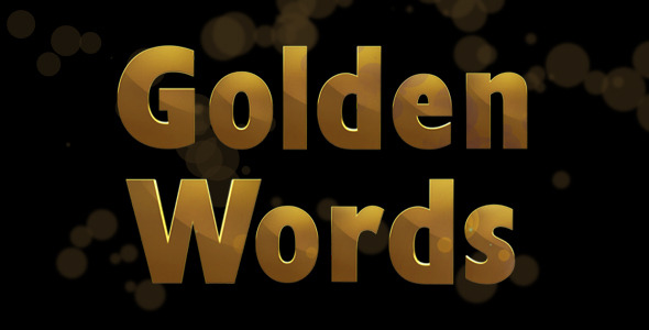 Golden Words Pack