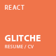 Glitche - React Personal Portfolio NextJS Template