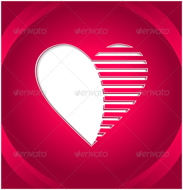 Creative Heart Button - Valentines Seasons/Holidays