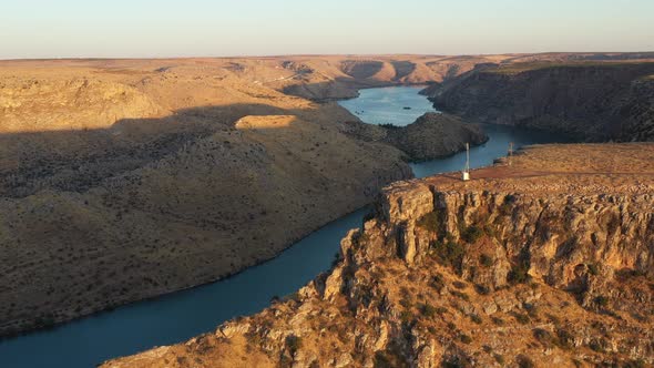 Canyons And Curly River Aerial View 3