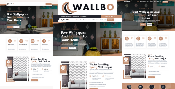 Wallbo - Wallpapers And Painting Services HTML5 Template