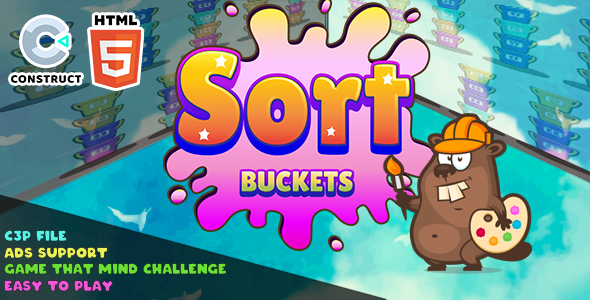 Sort Bucket - HTML5 - Construct 3 games