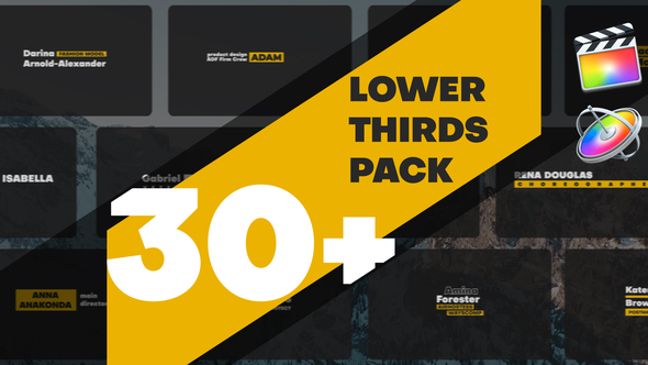 Lower Thirds Pack | FCPX