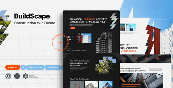BuildScape – Construction WordPress Theme