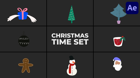 Christmas Time Set for After Effects
