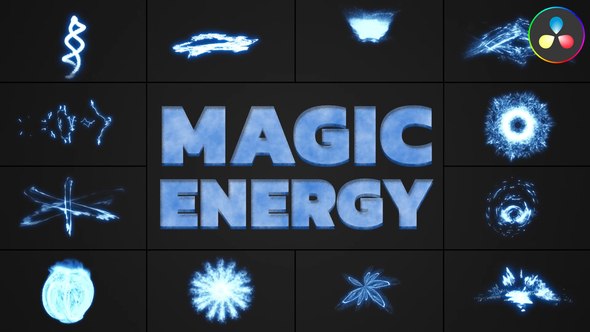 Magic Energy Elements for DaVinci Resolve