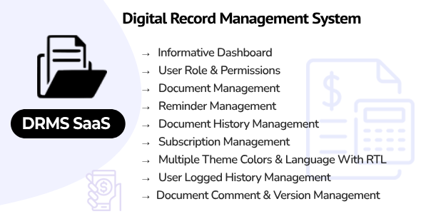 DRMS SaaS - Digital Record Management System