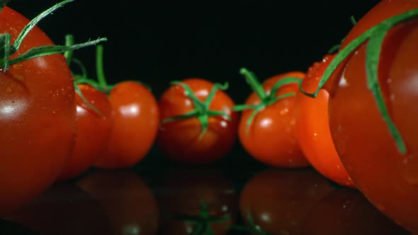Macro Shot Of Homegrown Tomatoes alt