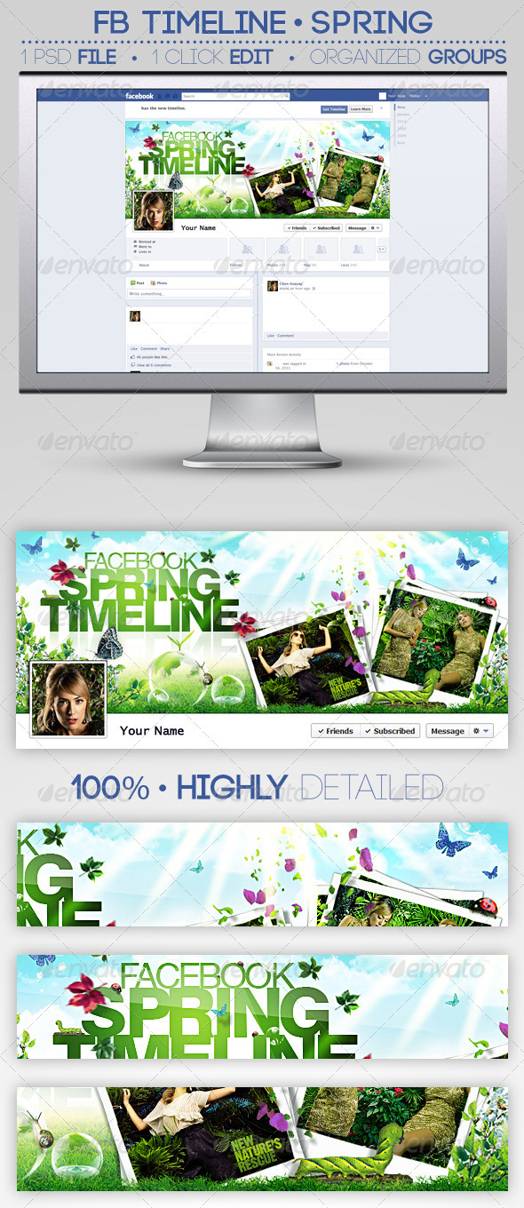 FB Timeline Cover | Spring