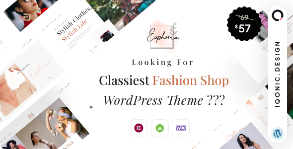 Free download Euphoria - Fashion Shop WordPress Theme