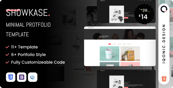 Showkase - Minimal Portfolio Template