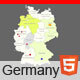 Interactive Map of Germany - HTML5