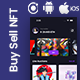 NFT Marketplace App NFT Buying Selling Android iOS App Template Ionic NFTMarketPlace