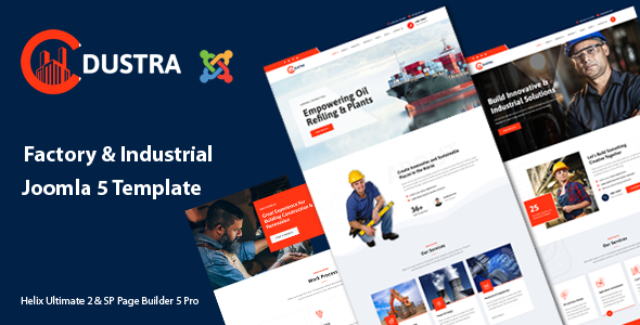 Dustra - Joomla 5 Factory & Industrial Template
