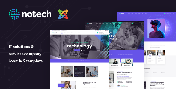 Notech - Joomla 5 IT Solutions & Services Template