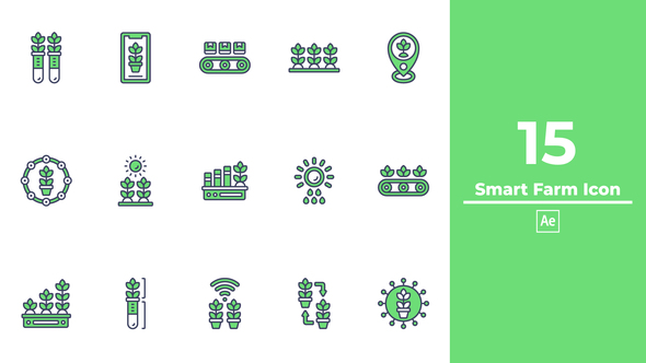 Smart Farm Icon After Effects