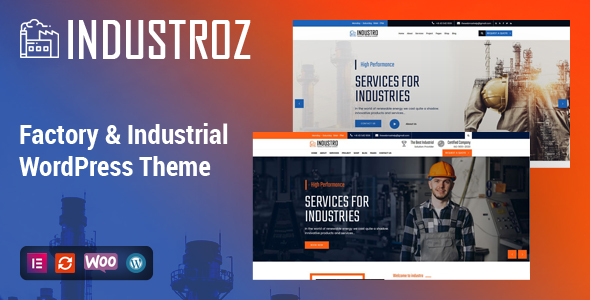 Free download Industroz - Factory & Industrial WordPress Theme