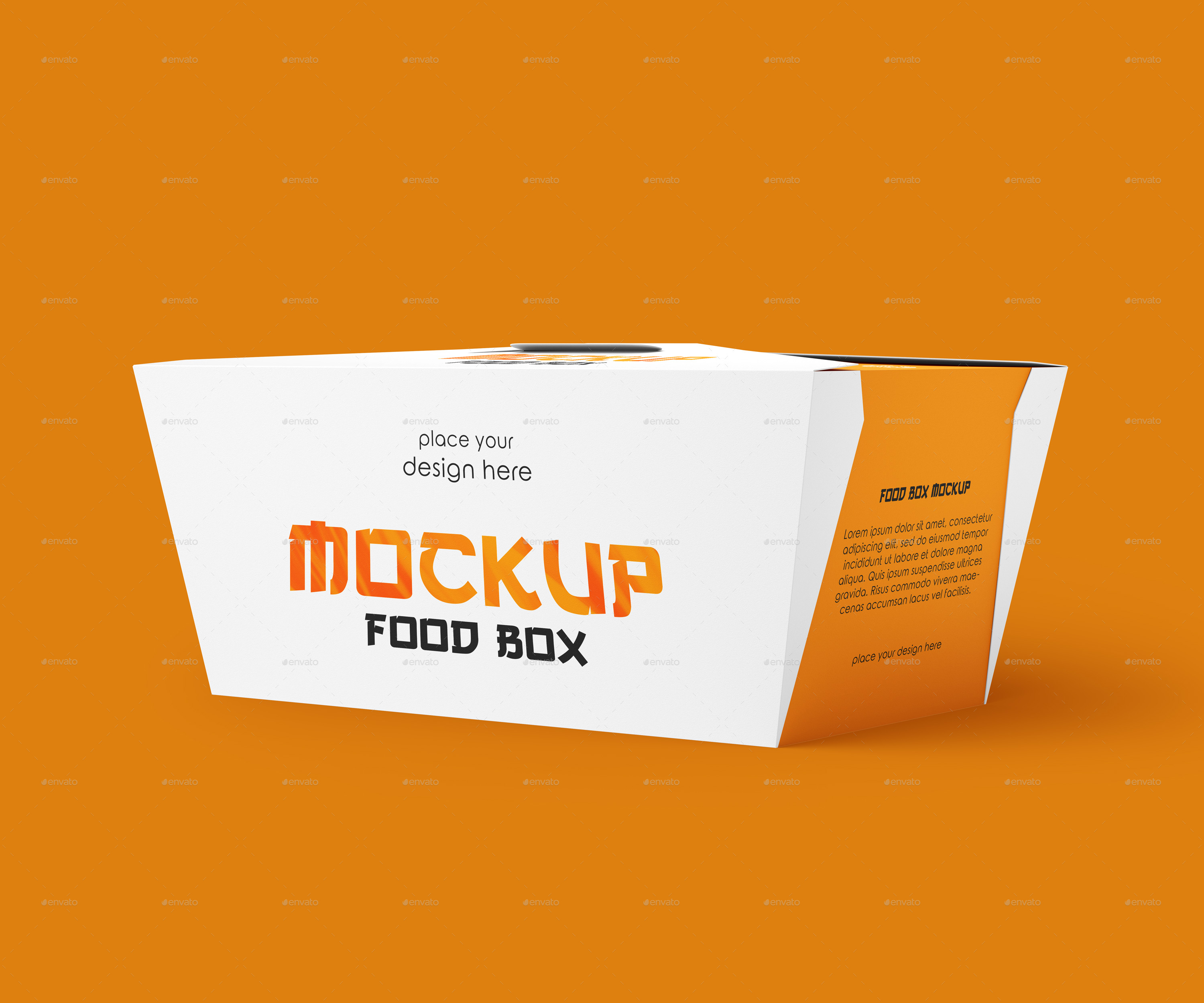Food Box Mockup Set, Graphics GraphicRiver