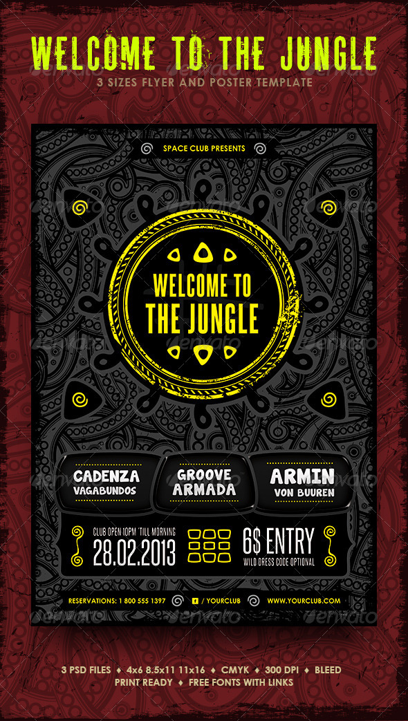 Welcome To The Jungle - Clubs & Parties Events