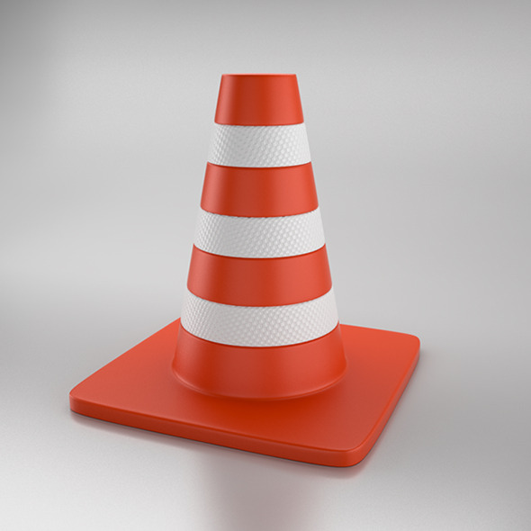 Cone of Road - 3Docean 3986229