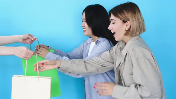 Friends Shopping Delivery Service Delivery Girls alt