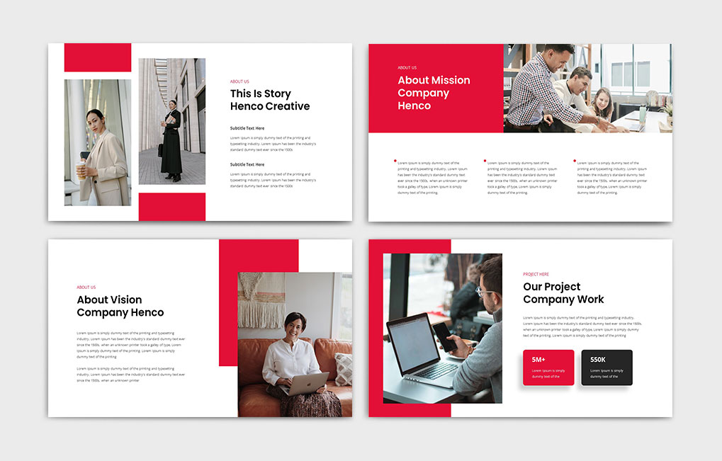 Henco - Pitch Deck PowerPoint Template, Presentation Templates ...